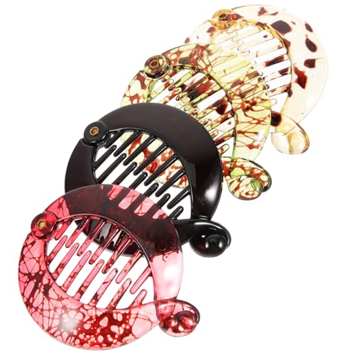 ERINGOGO 4 Stück Teiliges Bananen haarklammern für Frauen Starke Haltekraft für Dickes Lockiges und Zartes Haar Modische Ponytail Clips in Verschiedenen Farben Leicht und Kompakt für von ERINGOGO