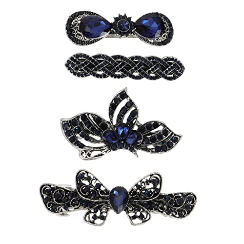 ERINGOGO 4 Stück Teiliges Haarschmuck aus Langlebiger Legierung mit Funkelnden Strasssteinen und Blattdesign Haarklammern für Damen Eleganter Haarstyling Zubehör für Alltag und Besondere ERINGOGO 4 Stück Teiliges Haarschmuck aus Langlebiger Legierung mit Funkelnden Strasssteinen und Blattdesign Haarklammern für Damen Eleganter Haarstyling Zubehör für Alltag und Besondere von ERINGOGO