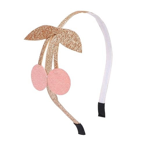 ERINGOGO 4 Stücke Kinder Haarreif mit Kirschen und Sternen Party Haaraccessoire Rutschfest Leicht Dekorativ für Cosplay und Feiern von ERINGOGO