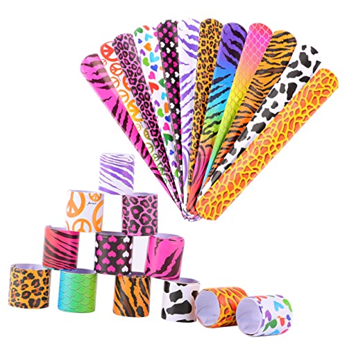 ERINGOGO 45stücke Klatscharmbänder Für Handgelenk Tier-slap-armbänder Party-gastgeschenke Aus Langlebigem Material Einfach Anzubringen Für Junge Mädchen Zum Spielen von ERINGOGO