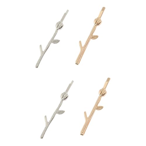 ERINGOGO 4stücke Haarspangen Im Zweigdesign Retro Haarklammern Für Damen Elegante Haaraccessoires Für Hochzeiten Und Besondere Anlässe von ERINGOGO