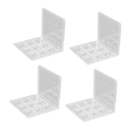 ERINGOGO 4stücke Transparenter Lidschattenbehälter Von Leeren Lidschattenboxen Make-up Organizer Hülle Kosmetikhülle Rougebox Für DIY Lidschattenpalette ERINGOGO 4stücke Transparenter Lidschattenbehälter Von Leeren Lidschattenboxen Make-up Organizer Hülle Kosmetikhülle Rougebox Für DIY Lidschattenpalette von ERINGOGO