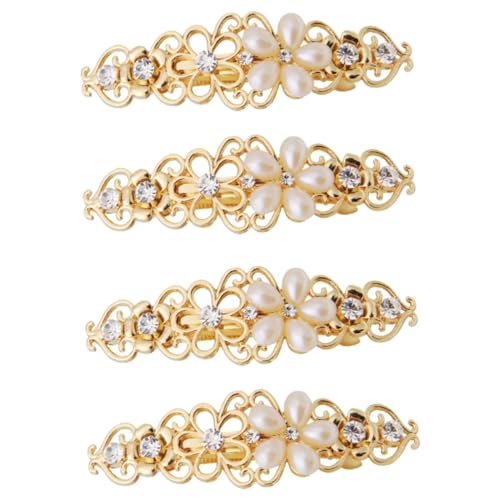 ERINGOGO 4stücke Perlen Haarspangen Mit Strasssteinen Zarte Haarnadeln Dekorative Haarspangen Für Frauen Haarschmuck Für Hochzeit Party Feier ERINGOGO 4stücke Perlen Haarspangen Mit Strasssteinen Zarte Haarnadeln Dekorative Haarspangen Für Frauen Haarschmuck Für Hochzeit Party Feier von ERINGOGO