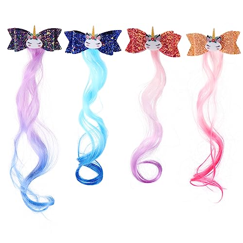 ERINGOGO 4Stücke Teiliges Haarspangen mit Perücke Süße Haarnadeln für Kleinkinder Farbenfrohe Haarschmuck Accessoires für Tägliche Outfits Besondere Anlässe ERINGOGO 4Stücke Teiliges Haarspangen mit Perücke Süße Haarnadeln für Kleinkinder Farbenfrohe Haarschmuck Accessoires für Tägliche Outfits Besondere Anlässe von ERINGOGO