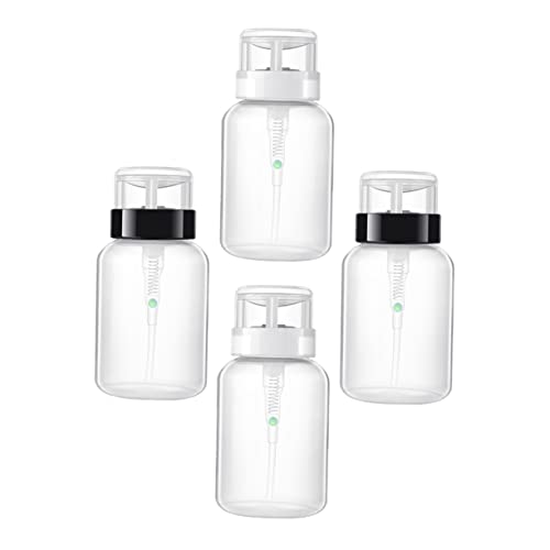 ERINGOGO 4stücke Flasche Mit Pumpspender Für Nagellackentferner Wiederverwendbarer Behälter Aus Rissfestem Kunststoff Geeignet Für Flüssigkeiten Wie Nagellackentferner Und Make-up-entferner ERINGOGO 4stücke Flasche Mit Pumpspender Für Nagellackentferner Wiederverwendbarer Behälter Aus Rissfestem Kunststoff Geeignet Für Flüssigkeiten Wie Nagellackentferner Und Make-up-entferner von ERINGOGO
