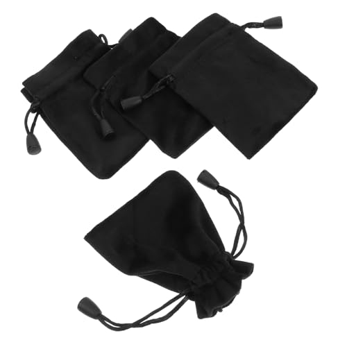 ERINGOGO 4stücke Klein Elegant Und Vielseitig Samtbeutel Mit Zugband Für Schmuck Und Geschenke Für Hochzeiten Partys Aufbewahrungstasche von ERINGOGO