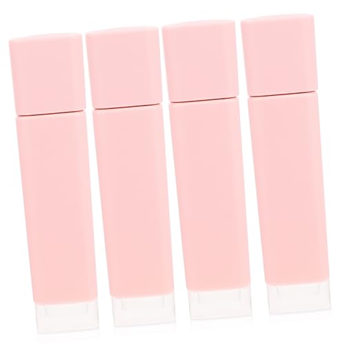 ERINGOGO 4stücke Leere Lippenstift Röhrchen Wiederverwendbare Lip Gloss Behälter Für Transparent Und Farbig Für Lip Balm Und Gloss Und Elegant von ERINGOGO