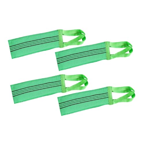 ERINGOGO 4stücke Peeling-körperschrubber Langem Rückenschrubber Für Dusche Sanftes Peeling-tuch Aus Stoffmaterial Für Männer Und Frauen Zur Hautreinigung von ERINGOGO