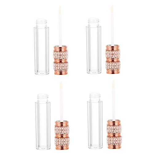 ERINGOGO 4stücke Teiliges Pearl Gloss Tubes Für Lip Balm Und Lip Gloss Leere Lippenstiftbehälter Für DIY Kosmetik Gute Dichtung Und Praktisch Für Zuhause Oder Unterwegs von ERINGOGO