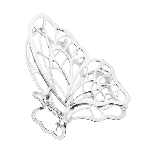 ERINGOGO 5 Stück Schmetterling Haarklammern Mittlere Goldfarbene Krallenclips für Frauen Starker Griff für Dickes Haar Modische Haarspangen Vielseitige Haaraccessoires von ERINGOGO