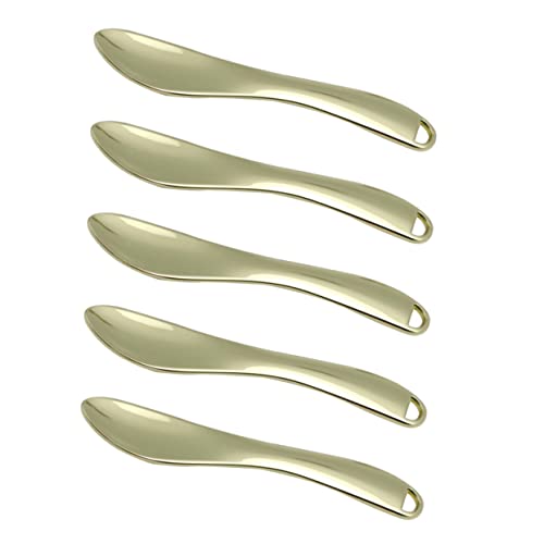 ERINGOGO 5 Stück Teiliges Kosmetikspatel aus Hochwertigem Material Leichte Augencreme Löffel und Hautspatel für Präzises Auftragen von Lotion Creme und Gesichtsmaske Kompakt und Handlich von ERINGOGO