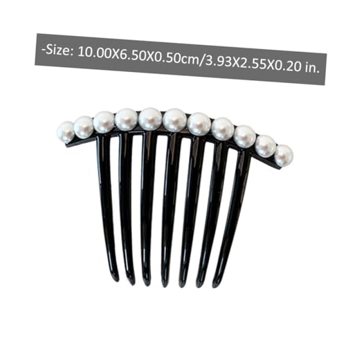 ERINGOGO 5 Stück Teiliges Perlen haarkamm Damen und Mädchen Eleganter Brautschmuck Haarkämme mit Festem Halt Einfaches Styling Vintage inspirierte Einsteckkämme für Besondere Anlässe und von ERINGOGO