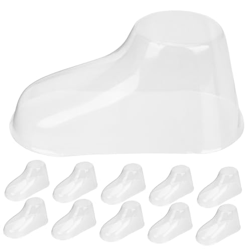ERINGOGO 50 Paare Transparent Schuhform Schuhmodell für Lauflernschuhe Stabile Babyfüße Display Ständer Langlebig Schuhschonend für Babyschuhe und Krabbelschuhe von ERINGOGO
