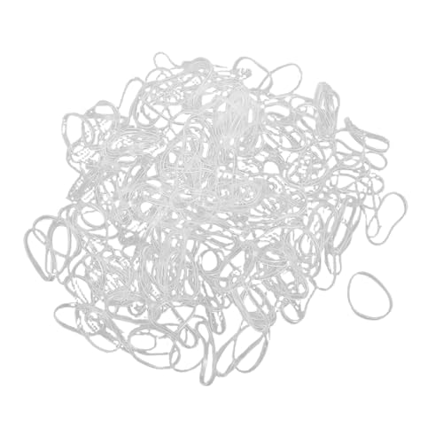 ERINGOGO 5000 Stück Transparente Haargummis Dicke Elastische Tpu Haargummis für Frauen Hohe Dehnbarkeit Strapazierfähig und Reißfest Große für Sport Reisen und Alltag Geeignet von ERINGOGO