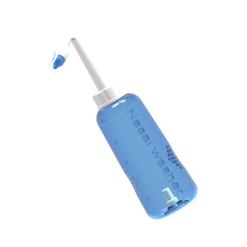 ERINGOGO 500 Ml Nasenspülung Nasenreiniger Für Erwachsene Und Kinder Kunststoff Nasenreinigungsflasche Einfach Zu Bedienen Für Tägliche Nasenpflege Inklusive Reinigungszubehör von ERINGOGO