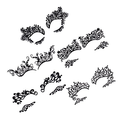 ERINGOGO 5paare Eyeliner Tattoos Für Frauen Temporäre Augen-make-up Aufkleber Mit Spitze Design Wiederverwendbare Eyeliner Sticker Für Cosplay Und Besondere Anlässe von ERINGOGO