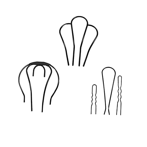 ERINGOGO 5stücke Teiliges Schwarze Haarnadeln Für Frauen Förmige Haarkämme Dekorative Haarschmuck Für Hochsteckfrisuren Für Alltag Partys Und Besondere Anlässe von ERINGOGO