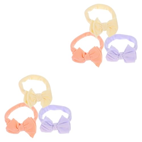 ERINGOGO 6 Stk Baby-Stirnband baby stirnbänder Haarschmuck für Babys Haarband Haargummi elastische Baby-Stirnbänder Haarbänder für Babys Doppelschicht Kopfbedeckung Dekorationen Stirnband von ERINGOGO
