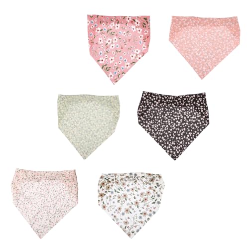 ERINGOGO 6 Stück Boho Stirnband Damen Elastisches Weiches Dreieckstuch Kopfband für Sport Yoga Laufen Rutschfestes Haarband für Alltag Strand und Freizeit Mixfarben von ERINGOGO