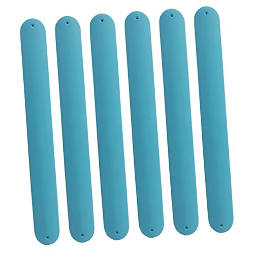 ERINGOGO 6 Stück Teiliges Silikon Schnapparmband für Erwachsene Party Mitgabel Hautfreundlich und Langlebig für DIY Kunstprojekte und Bastelarbeiten von ERINGOGO