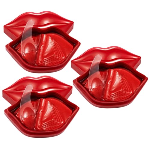 ERINGOGO 60stücke Lippenmaske Feuchtigkeitsspendend Nährend Lippenmasken-patch Lippenfeuchtigkeitscreme Für Rissige Lippen Nachts Reparieren von ERINGOGO