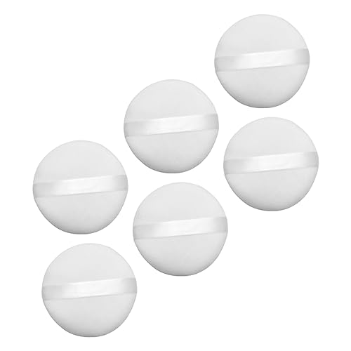 ERINGOGO 6Stücke Runde Langlebige Make Up Puderquasten 10cm Flauschige Kosmetikpuffs für Gesichtspuder Tragbar Hautfreundlich für und Mädchen ERINGOGO 6Stücke Runde Langlebige Make Up Puderquasten 10cm Flauschige Kosmetikpuffs für Gesichtspuder Tragbar Hautfreundlich für und Mädchen von ERINGOGO