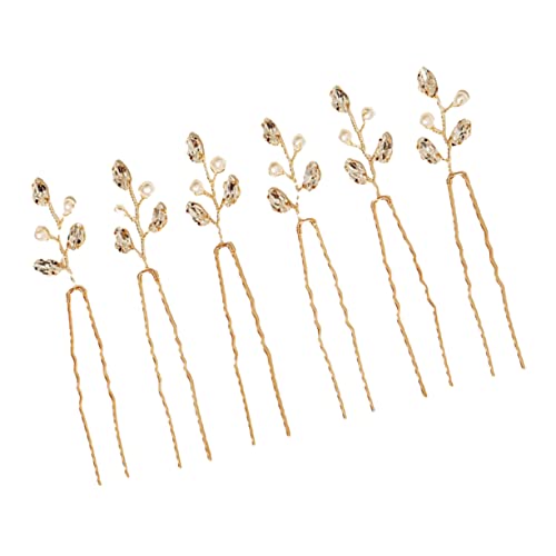 ERINGOGO 6stücke Braut Vintage Haarnadel Handgemachte Perle Haarschmuck Hochzeit Haar Zubehör Für Frauen Für Partys Abendveranstaltungen Geburtstage Feiern Flitterwochen von ERINGOGO