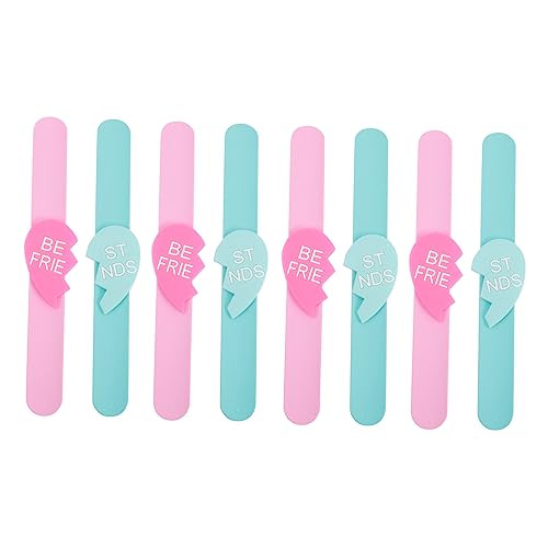 ERINGOGO 8 Stück Slap Bänder Für Kindergeschenke Handgelenkbänder Kleinkindgeschenke Slap Armbänder Armband Partygeschenke Für Slap Bänder Für Partygeschenk Mädchenspielzeug von ERINGOGO