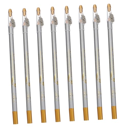 ERINGOGO 8 Stück Wasserfester Augenbrauenstifte mit Integriertem Anspitzer Präzise Langanhaltend Leicht Aufzutragen für Natürliche Brauen Praktische für Unterwegs von ERINGOGO