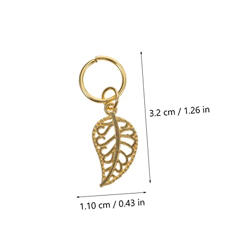 ERINGOGO 80 Stück Teiliges Dreadlock Haarschmuck aus Metalllegierung Robuste Vielseitige Haarringe und Perlen für Zöpfe Glatte Kanten Schonend für Haare Geeignet für Damen und Vielseitige von ERINGOGO