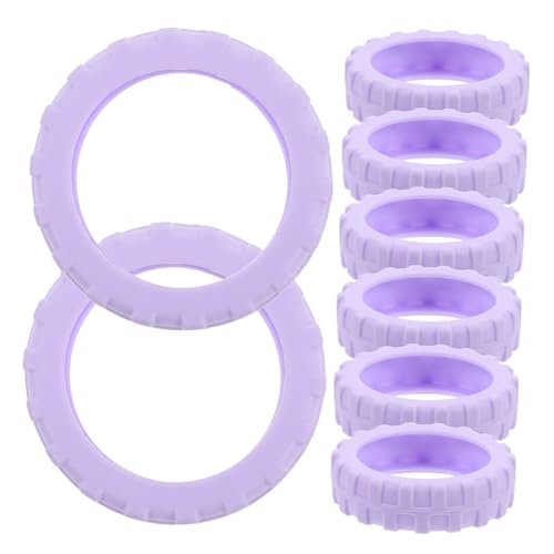 ERINGOGO 8stücke Gepäckradschutz-silikon-abdeckungen Stoßdämpfende Schutzkappen Für Kofferräder Radschutz Gepäckfußschutz Rad-schutzhüllen von ERINGOGO