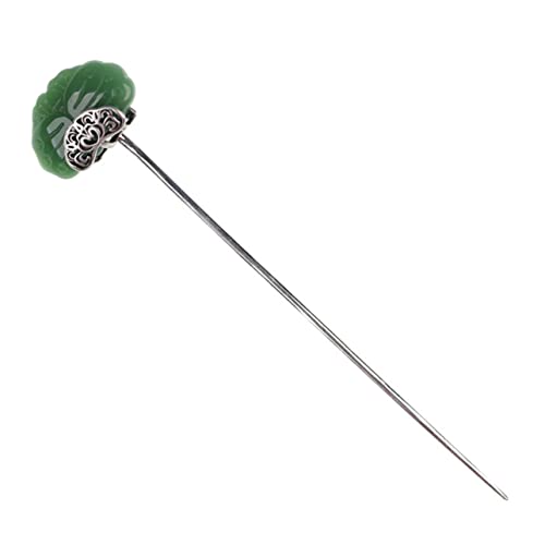 ERINGOGO Agate Haarnadel Damen Chinesische Haarschmuck Silberbeschichtet Retro Haarstab für Verschiedene Frisuren Ethno Stil von ERINGOGO