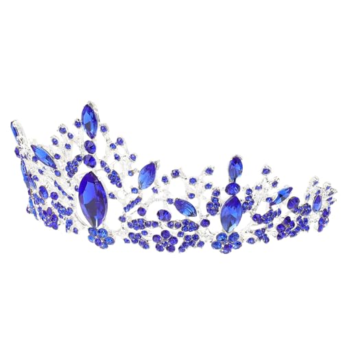 ERINGOGO Barock Vintage Strass Krone Haarschmuck Damen Hochzeit Braut Tiara Haarschmuck Zubehör für Festliche Anlässe und Braut Styling von ERINGOGO