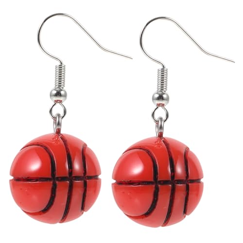 ERINGOGO Basketball Ohrringe Damen Resin Sport Tropfenohrringe Leicht Bunte Farben Sportliche Ohrhänger für Frauen Alltag Party ERINGOGO Basketball Ohrringe Damen Resin Sport Tropfenohrringe Leicht Bunte Farben Sportliche Ohrhänger für Frauen Alltag Party von ERINGOGO