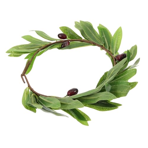 ERINGOGO Blumenkranz Olivenblatt Haarschmuck Leichtes Party Braut Stirnband Cosplay Foto Requisite für Frauen von ERINGOGO
