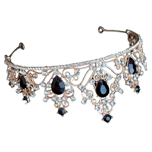 ERINGOGO Brautkrone aus für Hochzeit und Geburtstag Tiara mit Feiner Verarbeitung für Partys und Besondere Anlässe von ERINGOGO