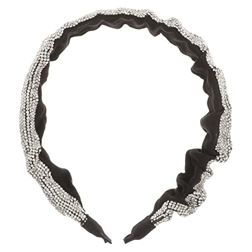 ERINGOGO Breites Damen Haarband mit Wasser Verzierung Komfortables Hautfreundliches Material Geeignet für Partys und Tägliches Styling für Haartypen Modischer Haarschmuck von ERINGOGO