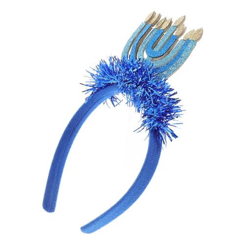 ERINGOGO Stirnband Mit Chanukka- Für Festivitäten Dekorative Kopfbedeckung Für Chanukka-feiern Stilvoller Kopfschmuck Als Foto-requisite von ERINGOGO