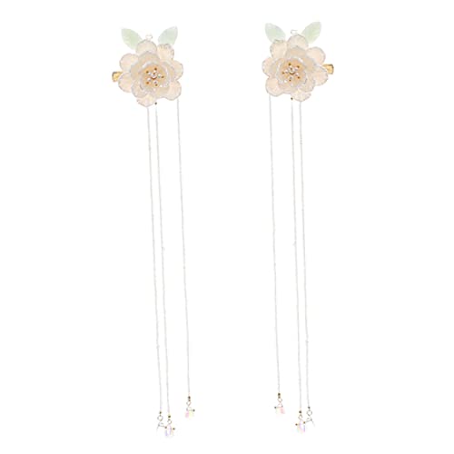 ERINGOGO Chinesische Retro Haarklammer mit Quasten Antiker Hanfu Haarschmuck für Mädchen Elegant und Vielseitig Passend für Hochzeiten Feste und Traditionelle Kostüme von ERINGOGO
