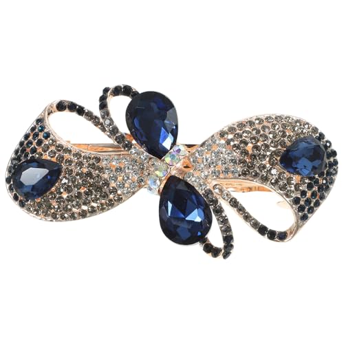 ERINGOGO Damen Haarklammer mit Strassstein Robuster Metallfeder haarclip Modischer Ponytail halter für zartes Haar Vielseitiger Haarschmuck für Alltag Feierlichkeiten und Festlichkeiten ERINGOGO Damen Haarklammer mit Strassstein Robuster Metallfeder haarclip Modischer Ponytail halter für zartes Haar Vielseitiger Haarschmuck für Alltag Feierlichkeiten und Festlichkeiten von ERINGOGO