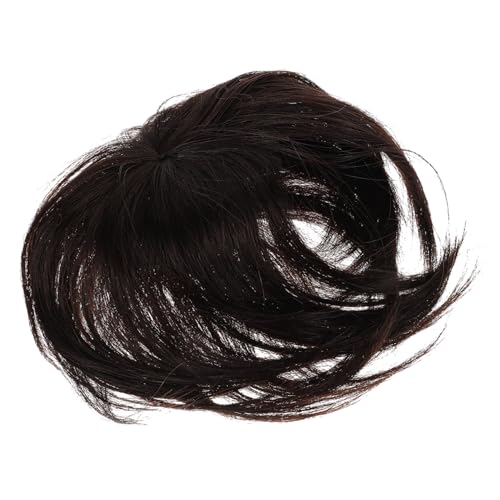 ERINGOGO Damen Haartopper Echthaar Haarteil mit Unsichtbarem Clip Gerade Haarverlängerung für Oberkopf Grauhaar Abdeckung und Dünner Haar Kaschierung Leicht und Komfortabel Tragegefühl von ERINGOGO