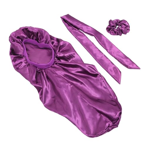 ERINGOGO Damen Seidenschlafmütze Für Lange Haarpflege Nachtschlaf Hut Haarpflegehaube Für Zuhause Kopf Abdeckung Haaröl-schutz ERINGOGO Damen Seidenschlafmütze Für Lange Haarpflege Nachtschlaf Hut Haarpflegehaube Für Zuhause Kopf Abdeckung Haaröl-schutz von ERINGOGO