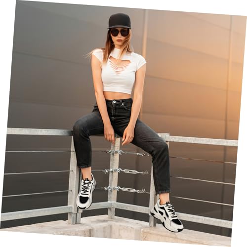 ERINGOGO Damen Sneaker aus Echtmaterial Atmungsaktive Sportschuhe Vielseitige Tennisschuhe Bequeme Turnschuhe für Fitness Wandern und Alltag Hochwertige Verarbeitung Schwarz ERINGOGO Damen Sneaker aus Echtmaterial Atmungsaktive Sportschuhe Vielseitige Tennisschuhe Bequeme Turnschuhe für Fitness Wandern und Alltag Hochwertige Verarbeitung Schwarz von ERINGOGO