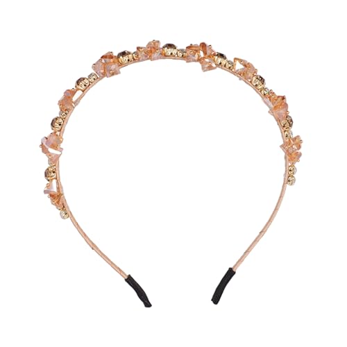 ERINGOGO Damen Stirnband mit Funkelnden Strasssteinen Französischer Stil Zierliches Haarschmuck Accessoire für Partys Hochzeiten und Festliche Anlässe von ERINGOGO