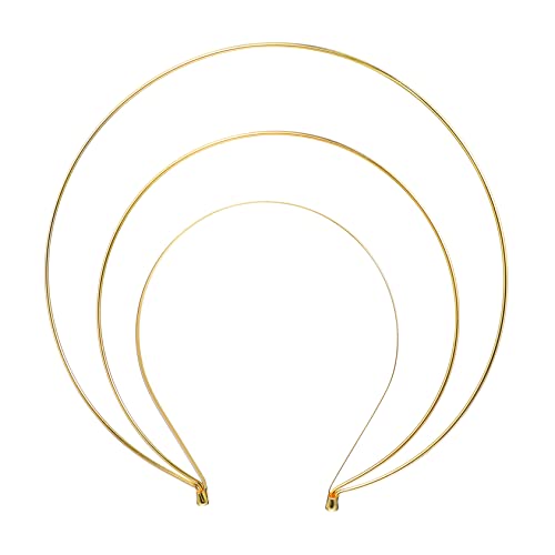 ERINGOGO Dreilagiger Krone Haarreif Damen Kostüm Haarschmuck Leicht Elegant Antik Stil Für Hochzeit Party Festliche Anlässe von ERINGOGO