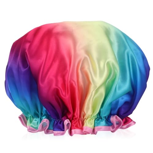 ERINGOGO Duschhaube Haarabdeckung Für Damen Herren Reise Duschhauben Duschhut Elastisch Langlebig von ERINGOGO