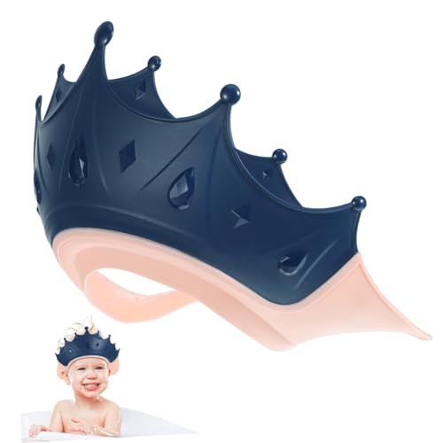 ERINGOGO Duschhaube Für Kleinkinder Verstellbare Zum Schutz Vor Wasser Im Bad Weicher Badehut Für Junge Mädchen Junge Mädchen-duschhaube Mit Cartoon- -design Für Angenehmes Duschen von ERINGOGO