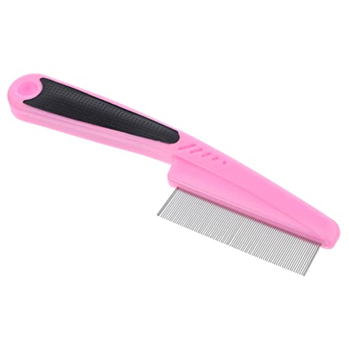 ERINGOGO Feiner Zahnkamm Aus Edelstahl Tragbarer Haarkamm Für Junge Mädchen Und Erwachsene Für Glatte Frisuren Und Schuppenentfernung von ERINGOGO