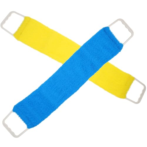 ERINGOGO Badetuch Mit Massagefunktion Doppelseitig Für Peeling Und Schaumerzeugung Rückenschrubber Für Körperreinigung Geeignet Für Männer Und Frauen Natürliche Peeling-handtuch von ERINGOGO