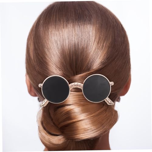 ERINGOGO Elegante Haarspange Damen Metall Haarklammer in Sonnenbrillenform Vintage Style für Dickes und Feines Haar Stabiler Haarclip für Stilvolle Frisuren bei Hochzeitsgästen von ERINGOGO
